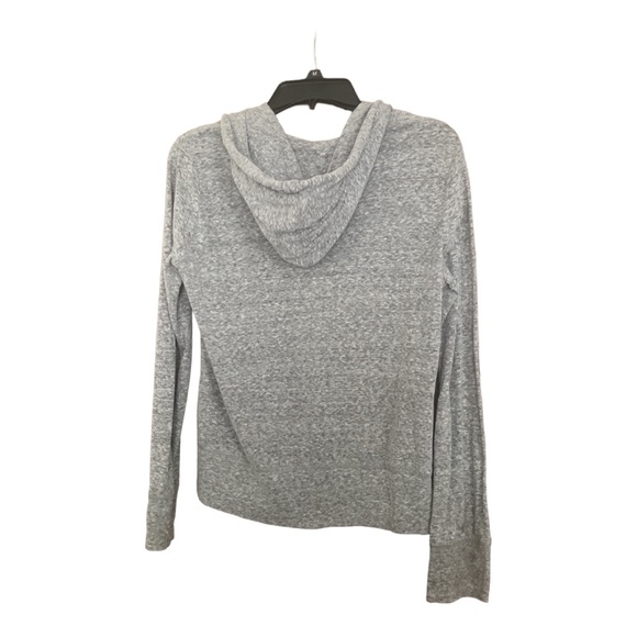 Sweatshirt Hoodie Aeropostale Gray Zippered Size L 17” pit to pit 20” Length - Picture 2 of 6